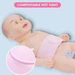 Wchiuoe Umbilical Hernia Belt, Baby Belly Button Band, 2pcs Children Infant Baby Umbilical Hernia Belt, Infant Abdominal Binder, Adjustable Baby Navel Truss Support Abdominal Belt (Pink) - Image 7